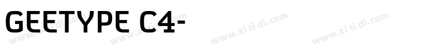 GEETYPE C4字体转换